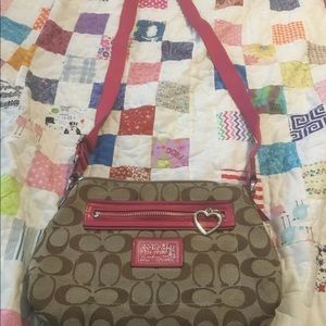 Coach cross body purse